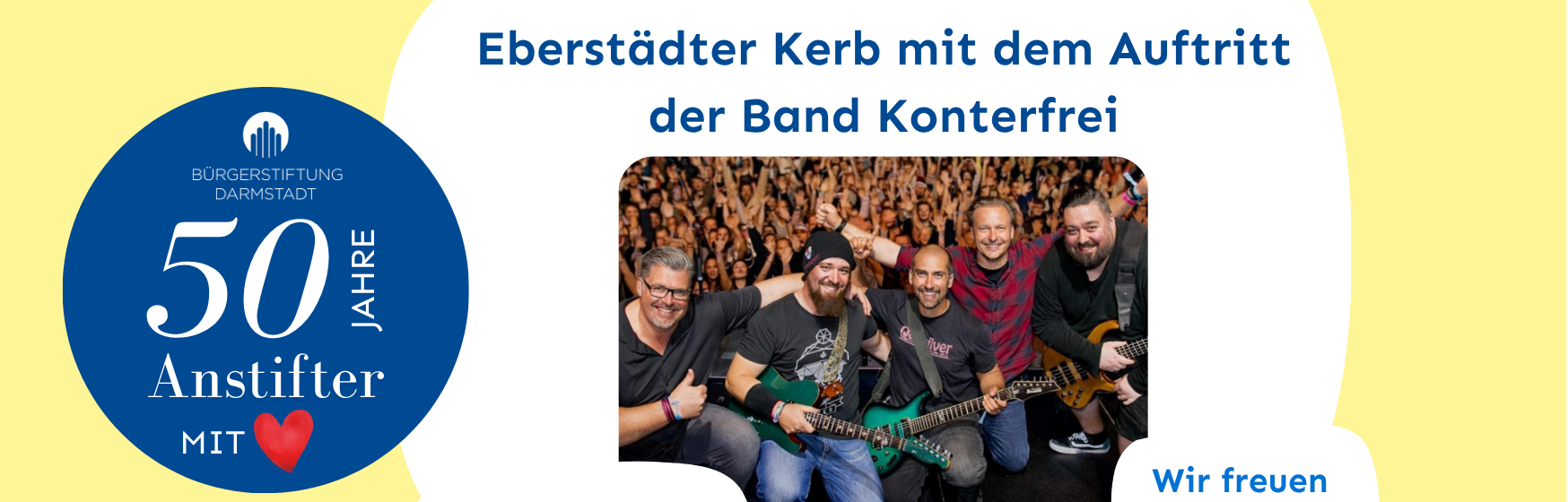 Konterfrei Band auf der Eberstädter Kerb