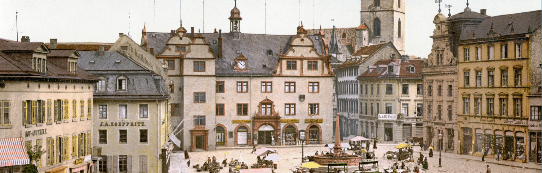 Darmstadt früher und heute. Von der Siedlung zur Großstadt