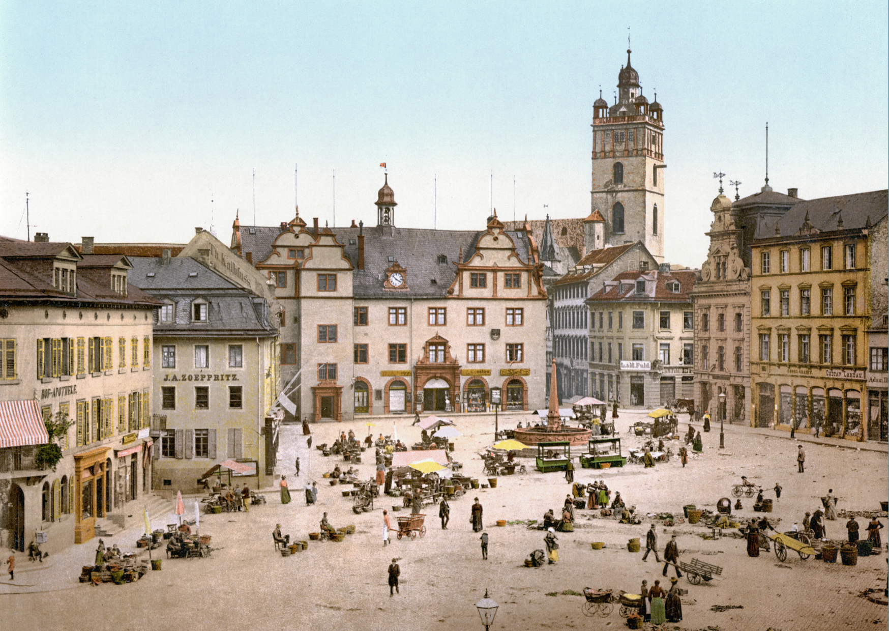 Darmstadt früher und heute. Von der Siedlung zur Großstadt