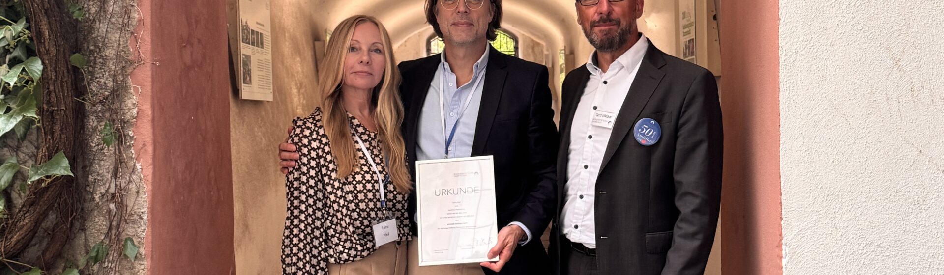 Taina Pfeil & Andreas Pfeil-Schulz haben eine Bronze-Patenschaft für die Bürgerstiftung Darmstadt übernommen.