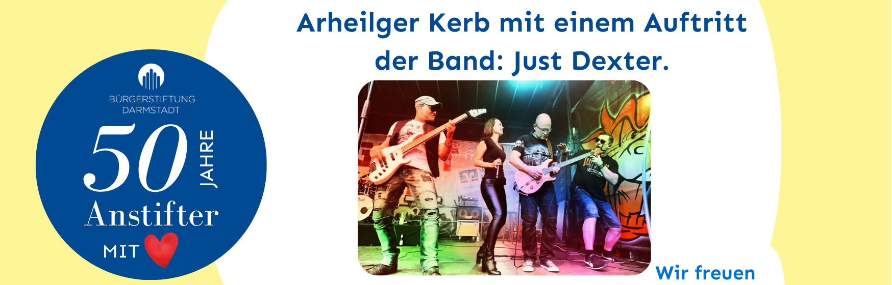 Band Just Dexter auf der Arhielger Kerb